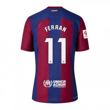 Levné FC Barcelona Ferran 11 Domácí Fotbalové dresy 2023-24 Krátký Rukáv